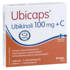 Ubicaps Ubikinoli 100 mg + C 40 kaps