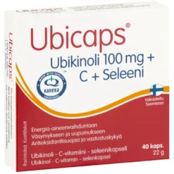 UBICAPS Ubikinoli 100 mg + C + Seleeni kapseli