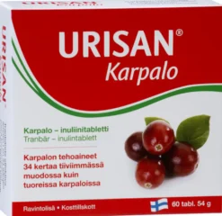 URISAN Karpalo karpalo-inuliinitabletti 60 kpl