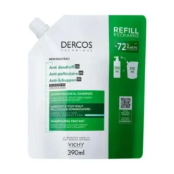 Vichy Dercos Shampoo Anti-dandruff rasvoittuville hiuksille täyttöpakkaus 390 ml