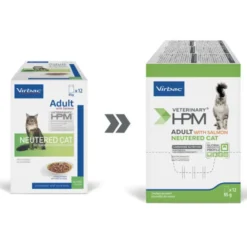 VIRBAC Cat Adult Neutered with Salmon Wet 12x85 g