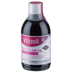 VITAALI Rauta 100 mg salmiakinmaku 500 ml