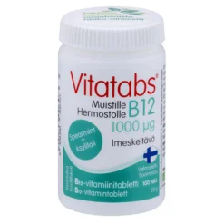 VITATABS B12 1000 mikrog spearmintinmakuinen imeskelytabletti