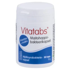 Vitatabs Maitohappobakteerikapseli 30 kapseli