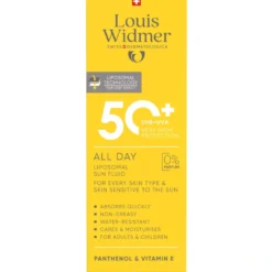 Widmer all day SPF50+ hajusteeton 100 ml