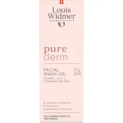 Widmer Purederm Facial Wash Gel hajusteeton 125 ml