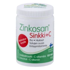 ZINKOSAN Sinkki + C tabletti 120 kpl