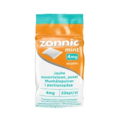 ZONNIC MINT 4 mg jauhe suuonteloon, pussi
