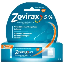 ZOVIRAX 50 mg/g emulsiovoide, pumppu
